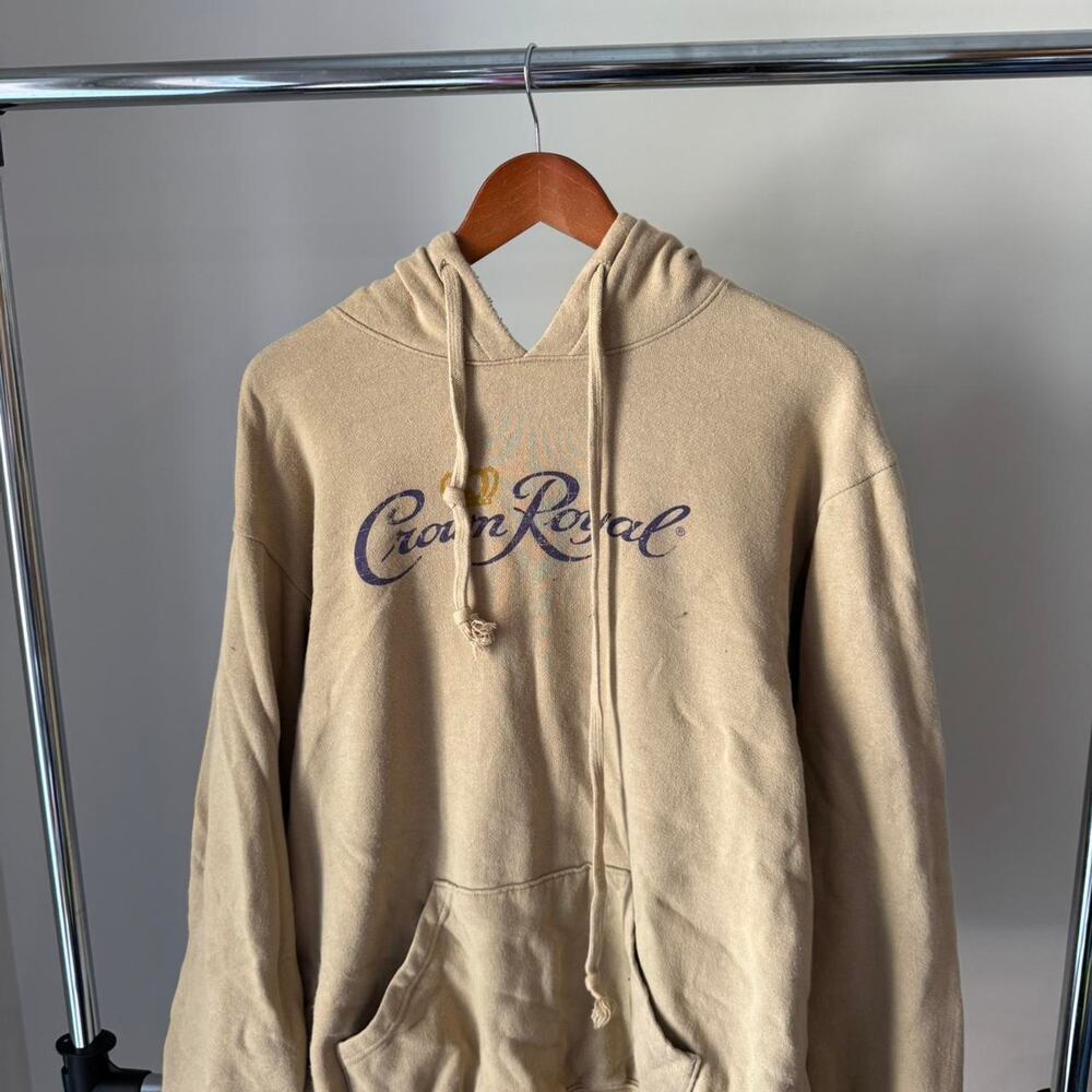 Cream crown royal hoodie loungewear